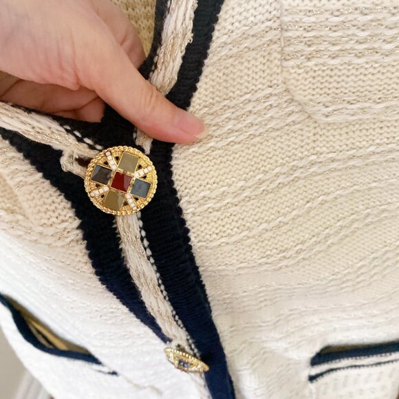 NWT Women V Neck Creamy Knit Long Cardigan Sweater Jacket - Picture 2 of 5